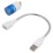 Lanternă USB LED RGB 120lm