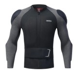 Geaca de vara moto cu armura, sistem avansat de ventilație și disipare termică, protectii full body certificate CE, centura cu element reflectorizant, Motowolf