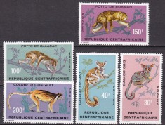 Africa Centrala 1979 fauna maimute MI 242-246 MNH ww80