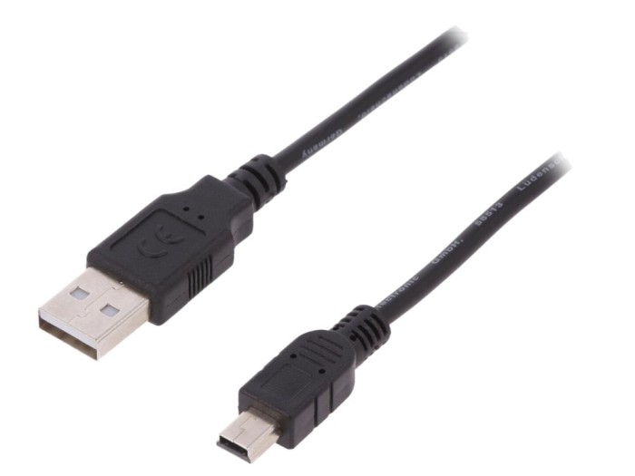 Cablu USB 2.0 A la Mini-B 3m