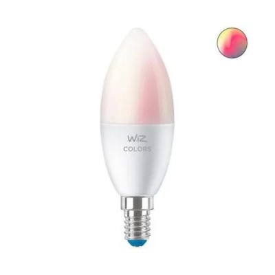 Bec LED RGB inteligent WiZ Connected Colors C37, Wi-Fi, E14, foto