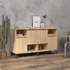 VidaXL Servante, 2 buc, stejar sonoma, 60x35x70 cm, lemn prelucrat