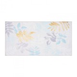 Covor printat, LEAFS 70x140 cm, lavabil cu spate antialunecare, inaltime fir 3mm