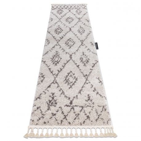 Covorul, Traversa BERBER FEZ crem &mdash; pentru bucătărie, hol și coridor, 70x200 cm