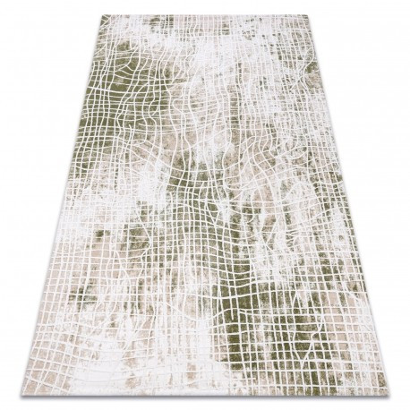 Covor acril USKUP 9483 fildeş / verde, 160x230 cm