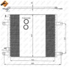 NRF 35364 EASY FIT Condensator, climatizare