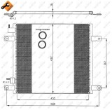 NRF 35364 EASY FIT Condensator, climatizare