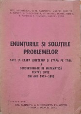 ENUNTURILE SI SOLUTIILE PROBLEMELOR DATE LA ETAPA JUDETEANA SI ETAPA PE TARA A CONCURSURILOR DE MATEMATICA -320576