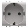 Priza schuko standard german 2M Gewiss Chorus bej satinat MAT GW13241