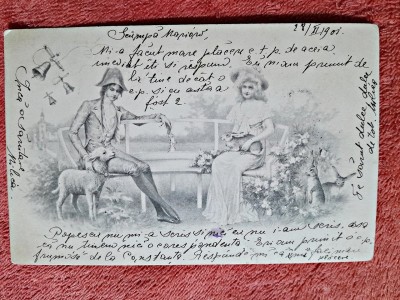 Carte postala, 1901 foto