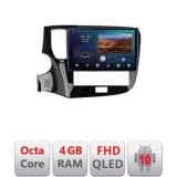 Navigatie Mitsubishi Oultander 2020- B-1230-20 Android Ecran QLED octa core 4+64 carplay android auto kit-1230-20+EDT-E310V3 CarStore Technology