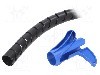 Tub protectie cablu, polipropilena, diametru interior {{Diametru interior}}, neagra, HELLERMANNTYTON - 161-64501