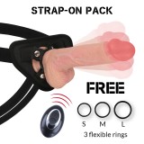 Rock Army-Harness + Liquid Silicone Vibrator Premium Apache
