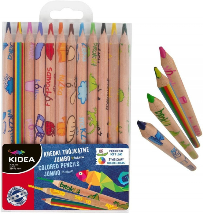 SET JUMBO 12 CREIOANE COLORATE , KIDEA