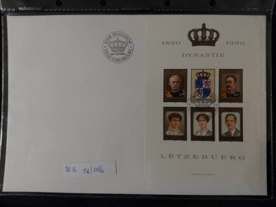 Luxemburg 1990 - FDC foto
