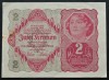 Bancnota istorica 2 COROANE/ KRONEN- AUSTRIA, anul 1922 *cod 392 C = unifata
