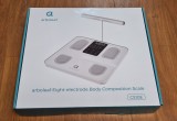 Cantar inteligent Arboleaf CS10E, 8 electrozi, aplicatie telefon, analiza corporala 50 Indicatori, Bluetooth