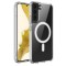 Husa magsafe htpmag compatibila cu samsung galaxy s23, atasare magnetica, clear case, transparent