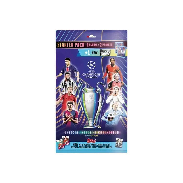Set album abtibilduri Topps 2025 UEFA Champions League - Starter Pack PlayLearn Toys