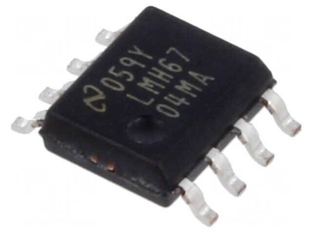 Amplificator Operațional 650MHz 1 Canal SO8 &plusmn;4&divide;6VDC