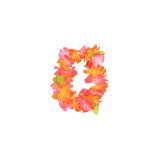 Coroana still Hawaii roz- portocaliu, 20 cm