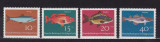 GERMANIA 1964 FAUNA MARINA PESTI SERIE MNH