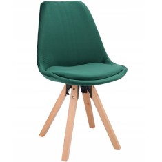 SCAUN SCANDINAV,VERDE, CATIFEA S1