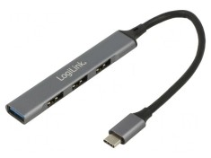 Hub USB 3.2 PnP 4 Porturi Gri 5Gbps