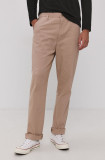 Levi&#039;s Pantaloni bărbați, culoarea bej, cu fason chinos