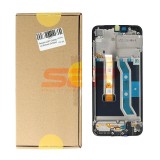 Display LCD Touchscreen cu Rama Original Realme C25Y Negru Service Pack