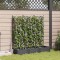 vidaXL Jardiniere de grădină cu spalier, 3 buc., negru 120x40x125,5 cm