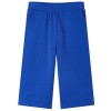 Pantaloni Copii Largi vidaXL Albastru Cobalt 140 (9-10 ani) Bumbac Elastic Buzunare