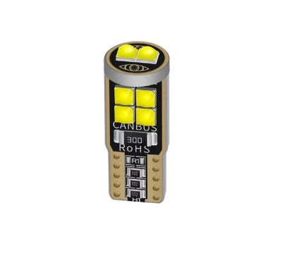 Bec auto T10 PCB cu 10 led-uri si CANBUS foto