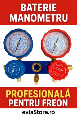 Manometru pentru freon R134A,R404A,R32,R410A instalatii climatizare foto