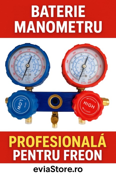 Manometru pentru freon R134A,R404A,R32,R410A instalatii climatizare