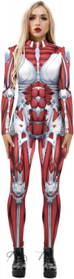 Pentru Cosplay Muschi Body Costum Pentru Adulti Unisex - Salopeta Spandex Stretc foto