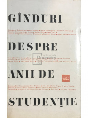 G&amp;acirc;nduri despre anii de studenție (editia 1966) foto