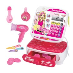 Set accesorii infrumusetare si casa de marcat Star Shopping, 2 x AA, plastic, baterii incluse, accesorii incluse, 3 ani+, Roz foto