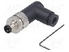Conector M8, 3 pini, clasa etanseitate IP67, TE Connectivity - T4013008031-000