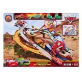 Set de joaca cu masinute si piste, Disney Pixar Cars, Radiator Springs Race&amp;Rescue Road Raceway, JFL57
