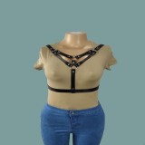 Eross top Belts Four Rings S/M Black