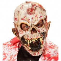 Masca Craniu Zombie pentru petreceri Halloween, marime universala, latex foto
