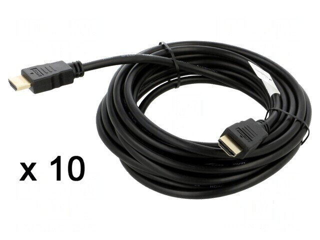 Cablu HDMI 1.4 PVC 5m negru