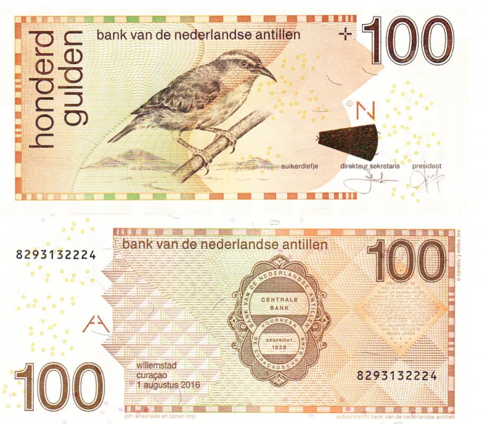Antilele Olandeze 100 GuldenI 2016 P-31 UNC