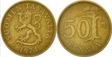 Finlanda 1974 - 50 pennia, circulata