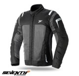 Geaca (jacheta) femei pentru scuter - motocicleta Touring Seventy vara model SD-JT46 culoare: negru/gri Negru/gri XS