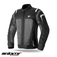Geaca (jacheta) femei pentru scuter - motocicleta Touring Seventy vara model SD-JT46 culoare: negru/gri Negru/gri XS