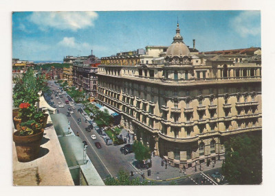 FA57-Carte Postala- ITALIA - Roma,Via Vittorio Veneto, circulata 1969 foto