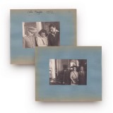 Nicolae Ceaușescu, vizita &icirc;n Mongolia, două fotografii de epocă, 1951