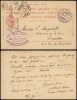 Switzerland 1897 Old postcard stationery Zurich to Bruxelles Belgium DB.200